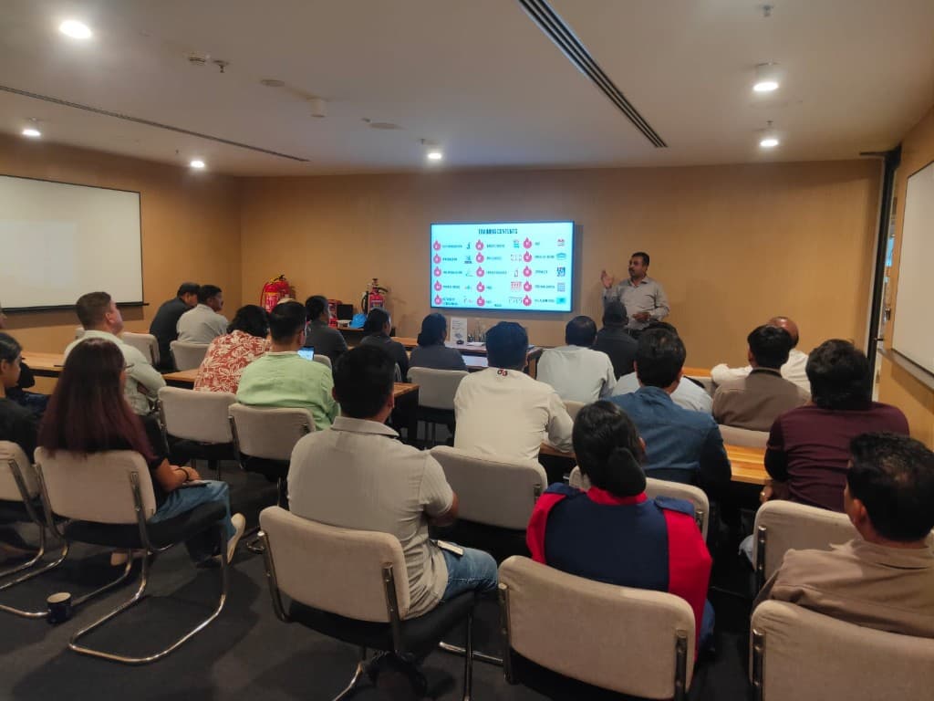 Classroom fire safety session