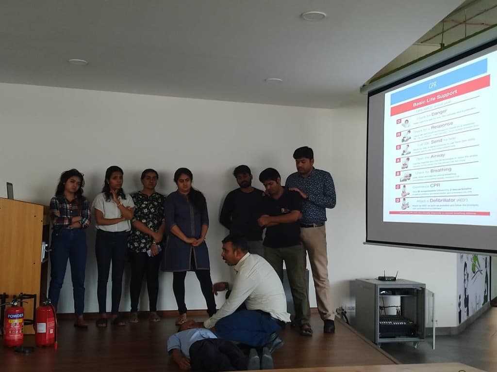 CPR practical session