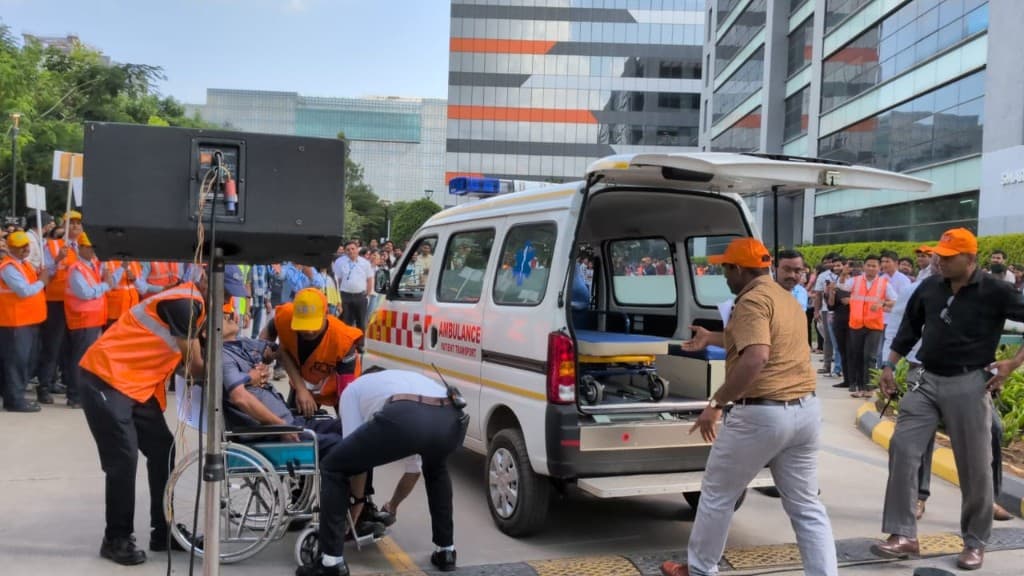 Wheelchair transport drill