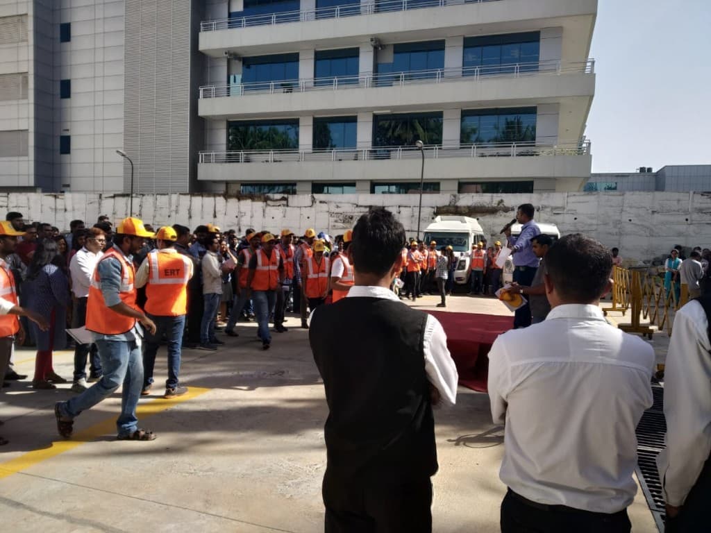 ERT-led evacuation flow