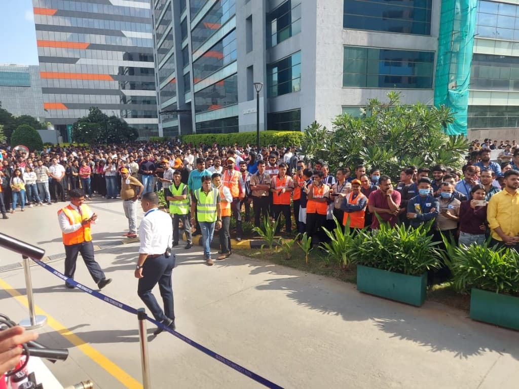 Campus team briefing session