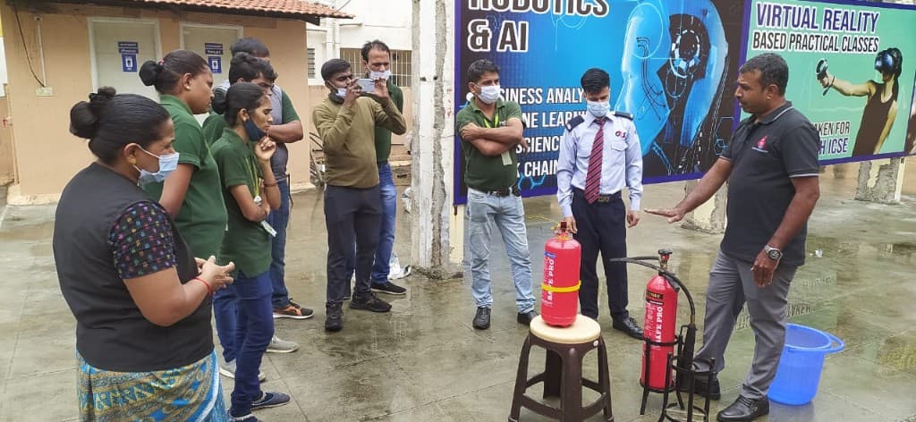 Fire safety equipment briefing