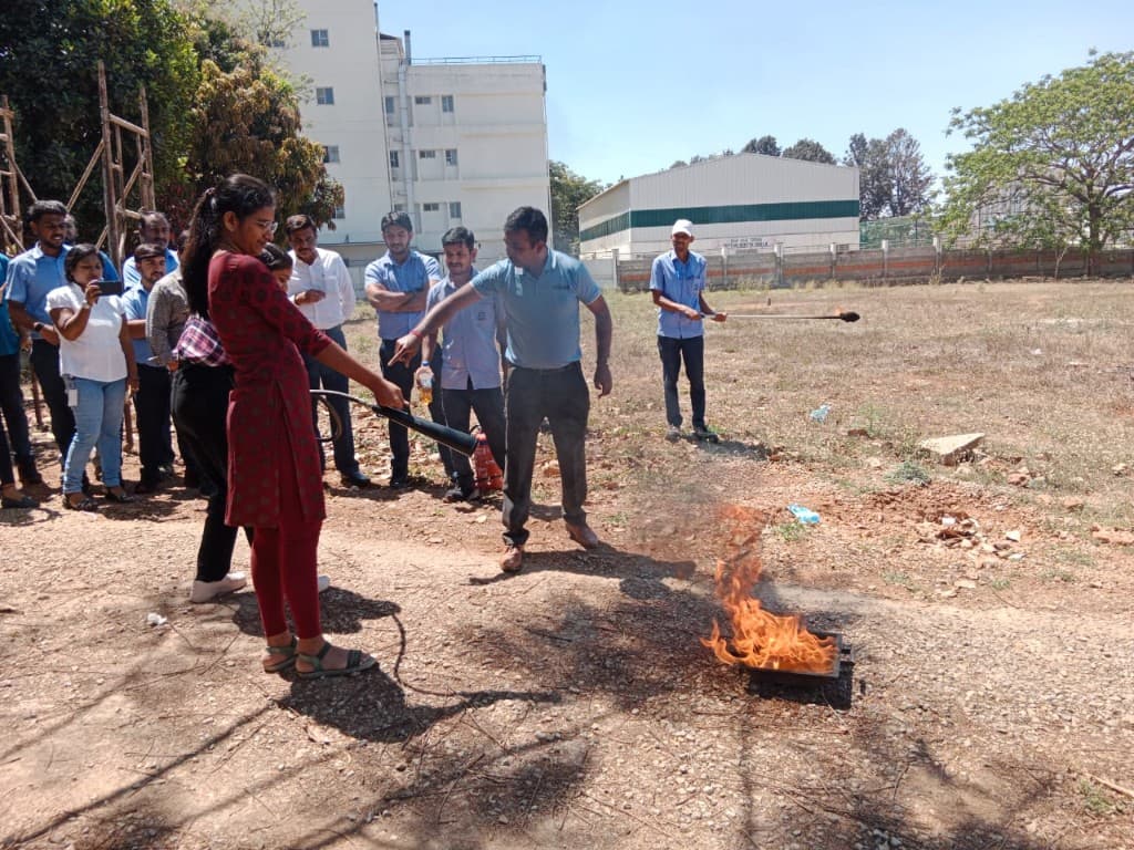 Open-yard fire knockdown