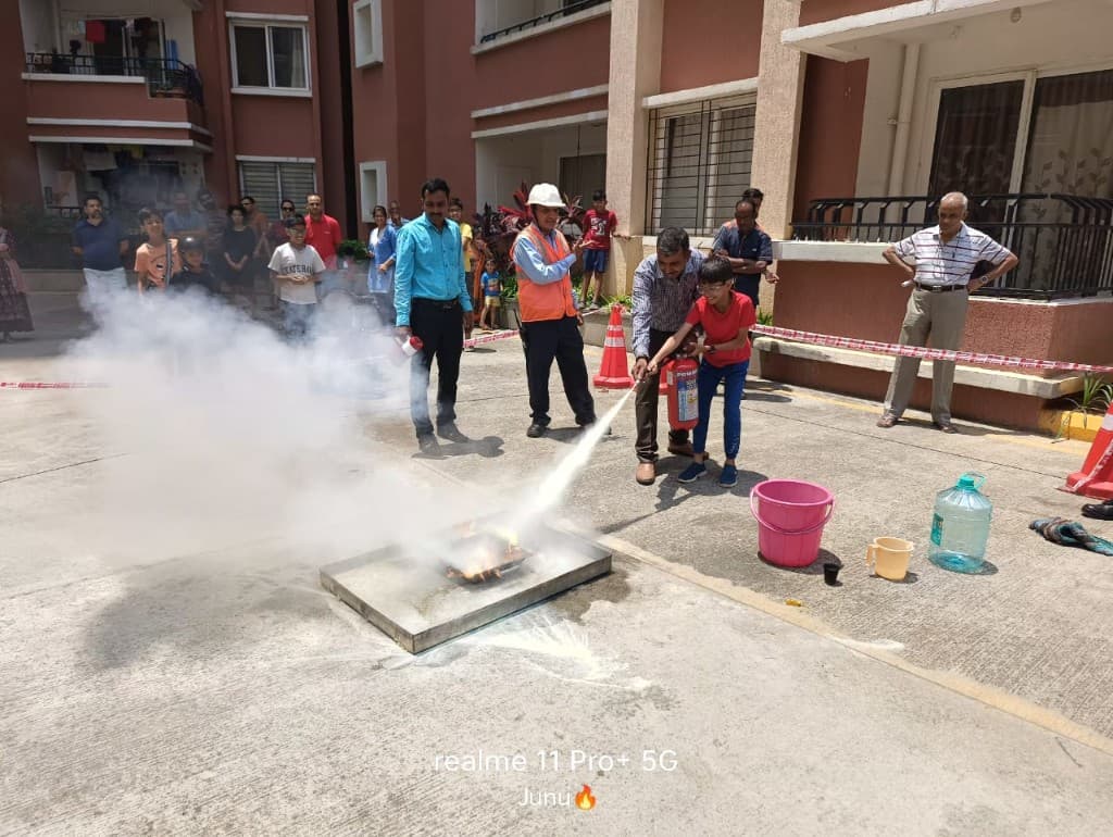 Residential child safety drill