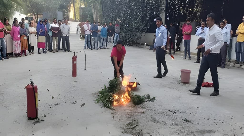 Live extinguisher field practical