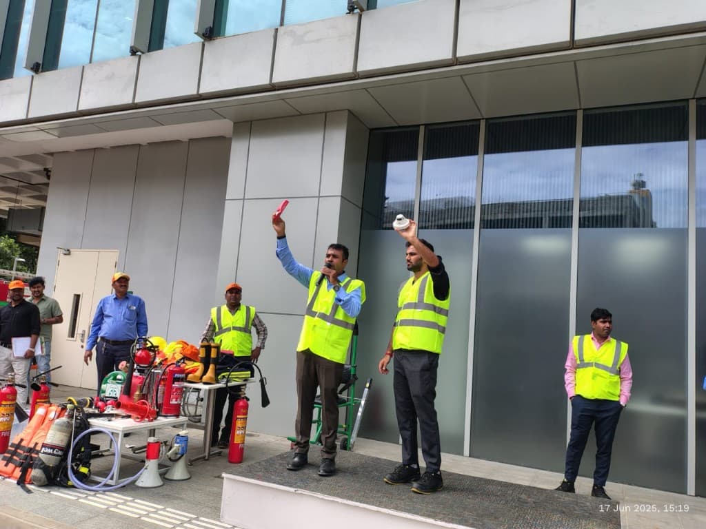 Fire awareness briefing setup