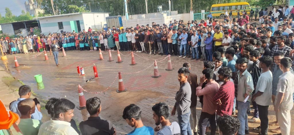 Large batch fire drill practical