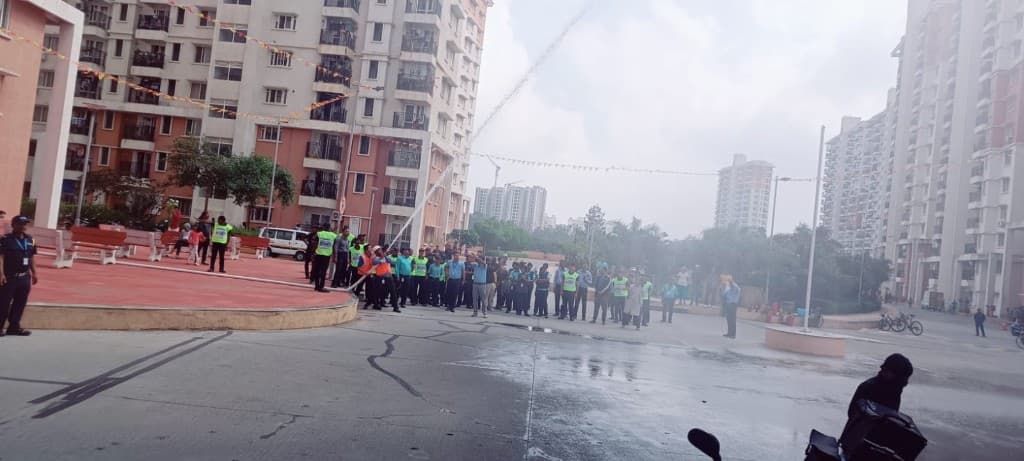 Open-ground hydrant demonstration