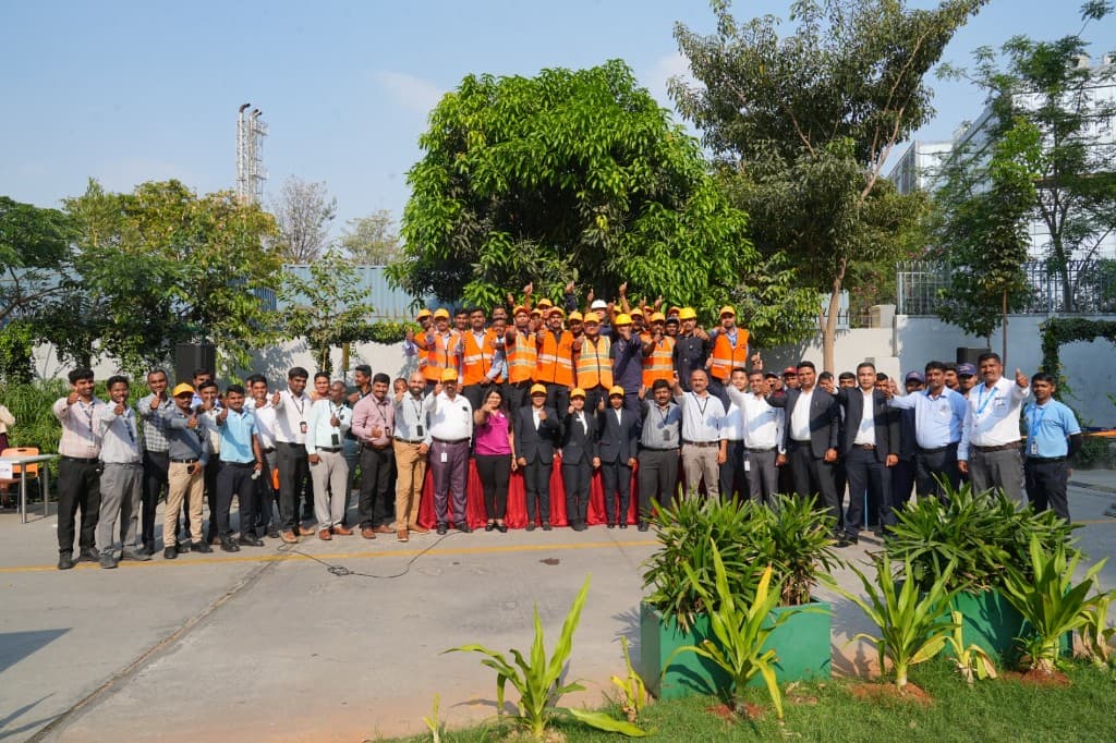 Group photo after drill session